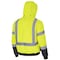 Pioneer High Visibility Waterproof Heated Bomber Jacket, Polyester, Yellow, S V1210160U-S - alternate 7